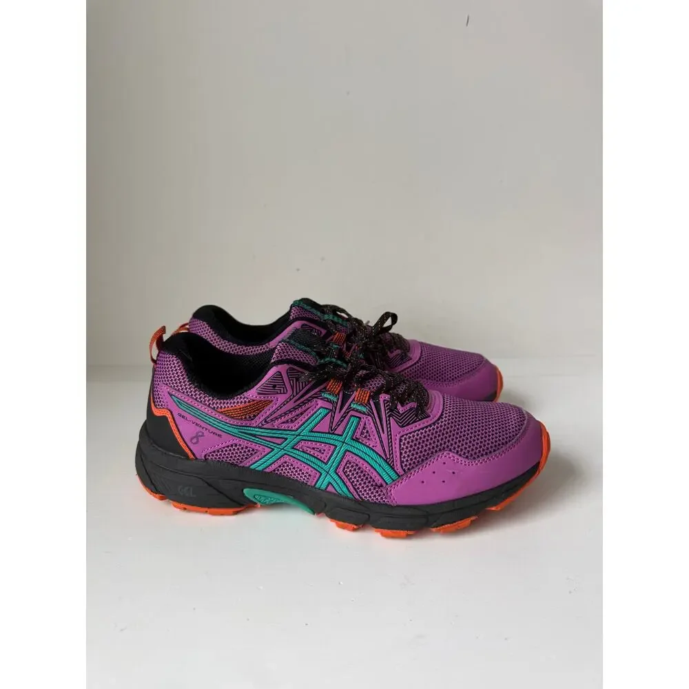 Asics Womens Gel Venture 8 1012A708 Running Trail Shoes Sneakers Size 11 Purple